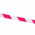 Fixman Robuust afzetlint - rood/wit - 70 mm x 500 m - 6 s..., Ophalen of Verzenden, Nieuw
