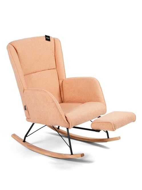 Aemely® Schommelstoel Relax - Beige Apricot Teddy, Blank H, Kinderen en Baby's, Kinderkamer | Tafels en Stoelen, Stoel(en), Nieuw