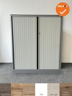 Roldeurkast - Ahrend - 144x120x45cm - Zilvergrijs met wit be, Zakelijke goederen, Kantoor en Winkelinrichting | Kantoormeubilair en Inrichting