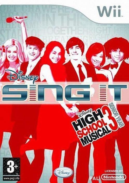 Disney Sing It High School Musical 3 Senior Year (Nintendo, Spelcomputers en Games, Games | Nintendo Wii, Zo goed als nieuw, Ophalen of Verzenden