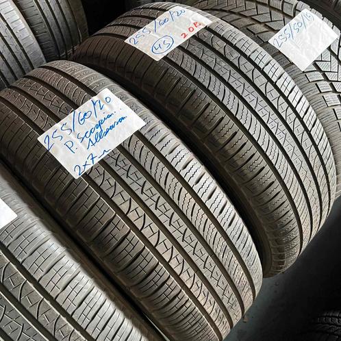 2 x Pirelli 255-60-20 4 Seizoenbanden 7mm, Auto-onderdelen, Banden en Velgen, 20 inch, All Season, 255 mm, Personenwagen, Gebruikt