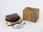 Tea Box  - Tame-nuri Finish with Arabesque Maki-e Tea Box