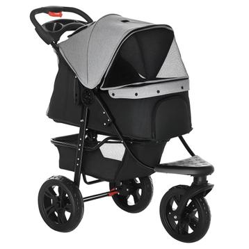 PawHut honden- en kattenbuggy met 3 wielen, inklapbaar, beschikbaar voor biedingen