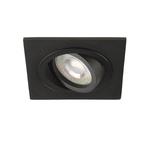 Inbouwspot Vienna | Kantelbaar | Vierkant | Mat zwart, Huis en Inrichting, Lampen | Spots, Nieuw, Modern, Plafondspot of Wandspot