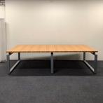Artifort vergadertafel zebrano blad, (bxd) 295x140 cm,, Gebruikt, Ophalen of Verzenden, Bureau