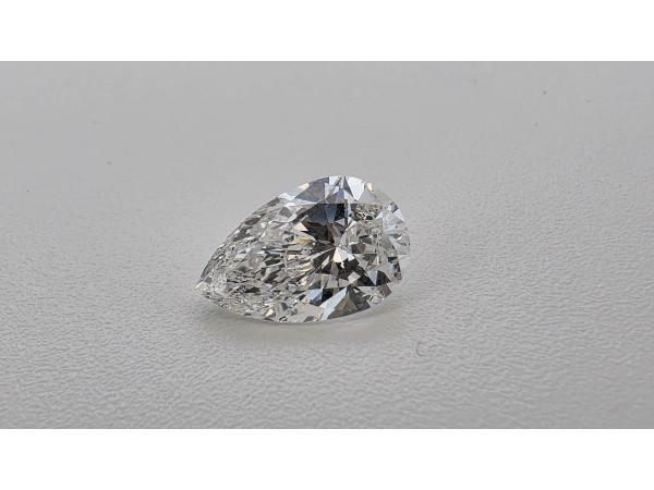 Veiling - Diamant pear 2.10 crt ( IGI gecertificeerd ), Sieraden, Tassen en Uiterlijk, Edelstenen