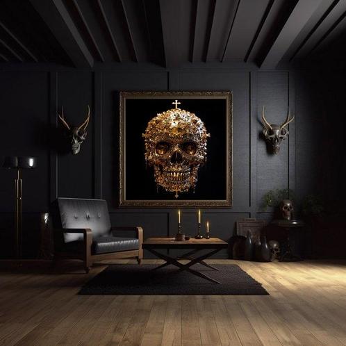 Artxlife - Gold Memento Mori [XXL], Antiek en Kunst, Antiek | Boeken en Bijbels