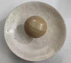 Moderne Natuursteen Wandlamp – Houten Blaker Sfeerverlichtin, Huis en Inrichting, Verzenden, Nieuw