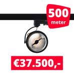 500X LED Track Spot Barra Zwart Dim-To-Warm + 500M Rails, Ophalen of Verzenden