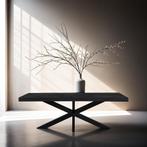 Massieve eettafel - Magazijn Uitverkoop | Gratis Verzending, Huis en Inrichting, Tafels | Eettafels, 100 tot 150 cm, Massief houten eettafel
