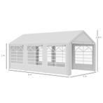 TRUUSK Paviljoen Partytent 3x6m Tuintent Paviljoen Met 4 Zij, Tuin en Terras, Verzenden, Nieuw