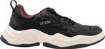 Guess Bassano Heren Sneakers - Zwart - Maat 45, Verzenden, Nieuw