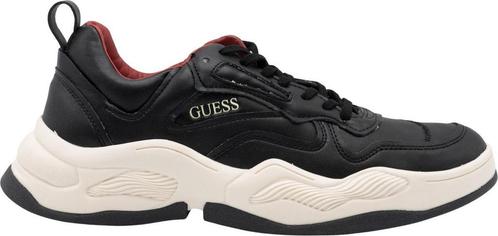 Guess Bassano Heren Sneakers - Zwart - Maat 45, Kleding | Heren, Schoenen, Verzenden
