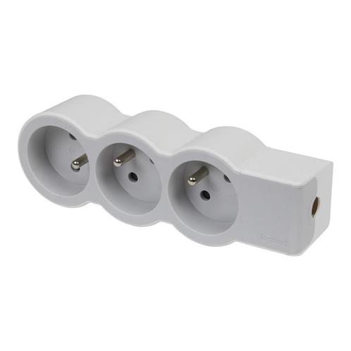 Legrand Standaard Contactdoos 3x2P Met Randaarde Zonder, Doe-het-zelf en Verbouw, Elektra en Kabels, Overige typen, Nieuw, Verzenden