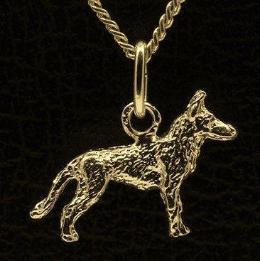 Gouden Mechelse Herder ketting hanger - klein, Sieraden, Tassen en Uiterlijk, Kettinghangers, Verzenden