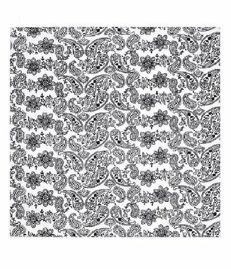 Bandana Zakdoek Paisley Bloem Wit, Sieraden, Tassen en Uiterlijk, Uiterlijk | Haarverzorging