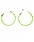 Oorbellen neon groen, Kleding | Dames, Carnavalskleding en Feestkleding, Ophalen of Verzenden, Nieuw
