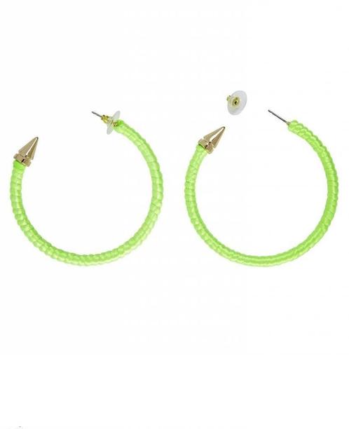 Oorbellen neon groen, Kleding | Dames, Carnavalskleding en Feestkleding, Nieuw, Ophalen of Verzenden