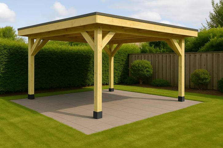 HBM Douglas Overkapping - aan huis of vrijstaand - 300x250, Tuin en Terras, Overkappingen, Nieuw, Ophalen of Verzenden