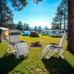 Ligstoel Cloud inklapbaar, traploos verstelbaar - lichtgrijs, Verzenden, Nieuw