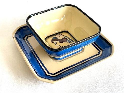 Henriot Quimper France , Ravier kommetje & schaaltje -, Antiek en Kunst, Kunst | Designobjecten