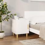 vidaXL Nachtkastje bewerkt hout wit, Huis en Inrichting, Slaapkamer | Nachtkastjes, Minder dan 45 cm, Verzenden, Nieuw, Minder dan 55 cm