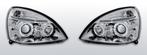 Koplampen Angel Eyes | Renault Clio 2 2001-2005 | chroom, Auto-onderdelen, Verzenden, Nieuw, Renault