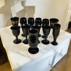 Wijnglas (14) - Glas - Black Collection, Nieuw