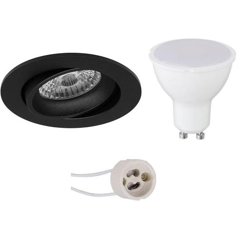 Voordeelset LED Spot Set - Pragmi Delton Pro - GU10 Fitting, Huis en Inrichting, Lampen | Spots, Plafondspot of Wandspot, Nieuw
