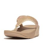 -5% FitFlop  FitFlop Lulu toepost hotfix  maat 40, Kleding | Dames, Schoenen, Slippers, Verzenden, Beige, Nieuw