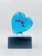Guidotti - sculptuur, Cuore con pesci - 7 cm - vetro di, Antiek en Kunst