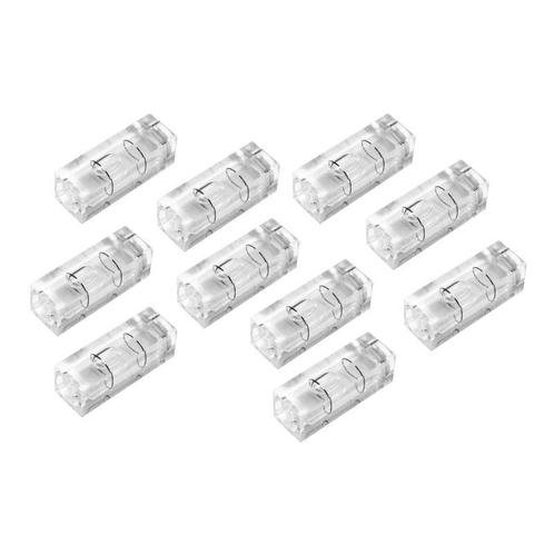 Set van 10 libellen voor waterpas, 10x10x29 mm, transparant, Doe-het-zelf en Verbouw, Gereedschap | Handgereedschap, Nieuw, Ophalen of Verzenden