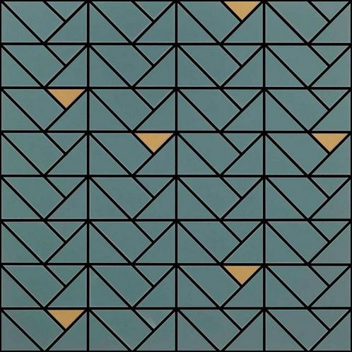Mozaiek Marazzi Eclettica 40x40cm Groen (Doosinhoud 0,64m2), Doe-het-zelf en Verbouw, Tegels, Ophalen of Verzenden