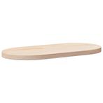 vidaXL Tafelblad 70x35x2,5 cm massief grenenhout ovaal, Huis en Inrichting, Tafels | Eettafels, Verzenden, Nieuw