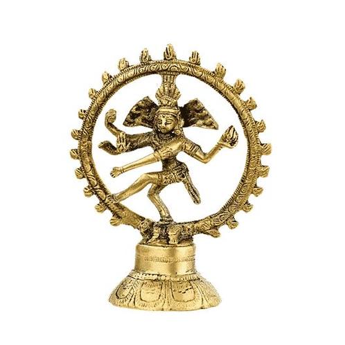 Shiva Nataraj Messing (13 cm), Verzamelen, Beelden en Beeldjes, Nieuw, Verzenden