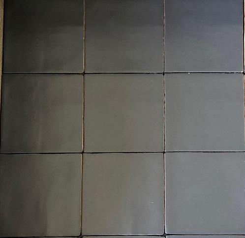 Friese Witjes Handvorm Wandtegels Mat Zwart 13×13, Doe-het-zelf en Verbouw, Tegels, Nieuw