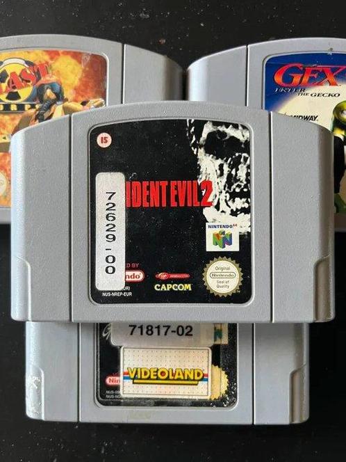 Nintendo - Nintendo 64 - Resident Evil 2/ Doom/ Blast Corps/, Spelcomputers en Games, Spelcomputers | Overige Accessoires