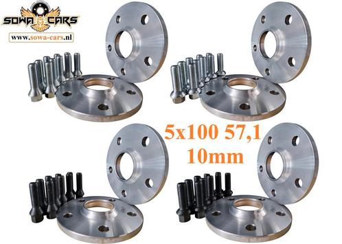 Spacers 10mm vw bora golf 3 4 polo 5x100 57.1 Spoorverbreder, Auto diversen, Tuning en Styling, Ophalen of Verzenden