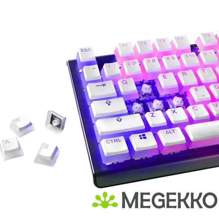 Steelseries PrismCAPS Wit Keycaps, Computers en Software, Toetsenborden, Nieuw, Verzenden