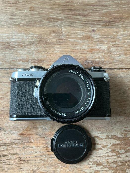 Asahi Pentax ME + smc-M 1,7/50mm + Vivitar lenzen: 2,5/28mm, Audio, Tv en Foto, Fotocamera's Analoog