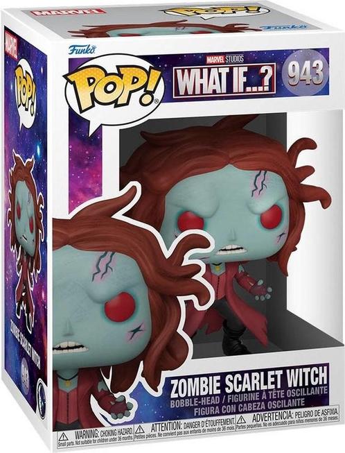 Funko Pop! - Marvel What If Zombie Scarlet Witch #943 |, Verzamelen, Poppetjes en Figuurtjes, Nieuw, Verzenden