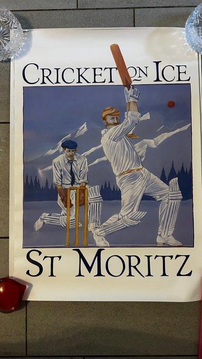 Anonymous - St. Moritz - Jaren 1990, Antiek en Kunst, Kunst | Tekeningen en Foto's