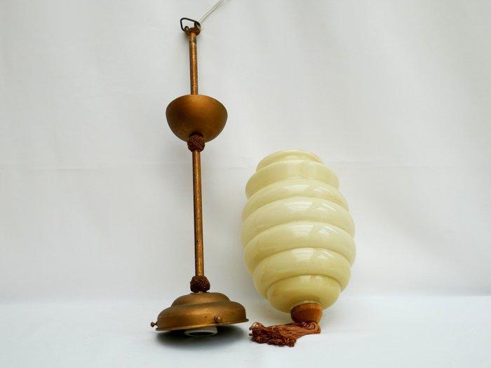 Lamp - Opaline glas - Hal lamp, Antiek en Kunst, Curiosa en Brocante
