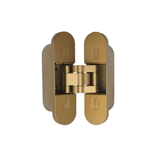 Onzichtbaar scharnier 3D verstelbaar 111x29 mm – brons, Doe-het-zelf en Verbouw, Hang- en Sluitwerk, Nieuw, Verzenden