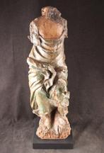 Antiek 17e eeuws beeld - sculptuur, Vrouwenfiguur - 66 cm -