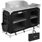 Campingkeuken 116x52x107cm - zwart, Caravans en Kamperen, Verzenden, Nieuw