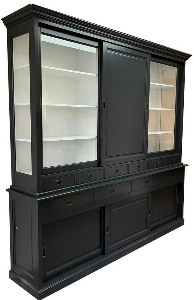 Buffetkast antraciet Twello 260 x 240cm dichte middendeur, Huis en Inrichting, Kasten | Buffetkasten, Ophalen of Verzenden