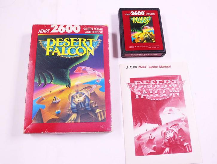 Atari 2600 - Desert Falcon - Boxed CIB, Spelcomputers en Games, Games | Atari, Ophalen of Verzenden