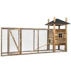 Houten Kippenhok Hooiberg Floor XL - VOLDUX - Rechts, Dieren en Toebehoren, Pluimvee | Toebehoren, Verzenden, Nieuw