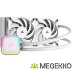 Corsair iCUE H100i ELITE RGB Liquid CPU Cooler White, Computers en Software, Computerkoelers, Verzenden, Nieuw